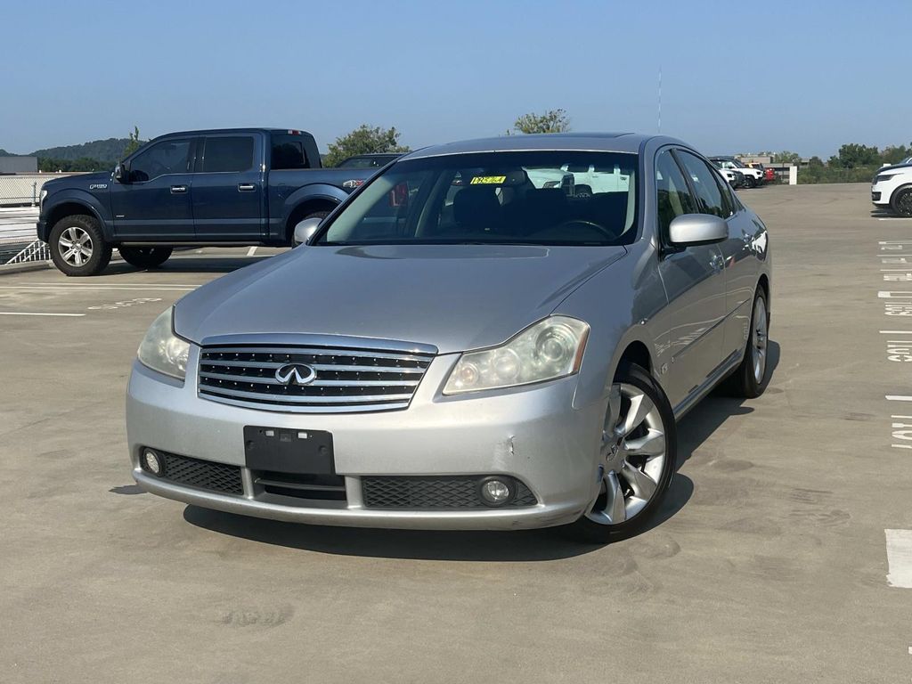 Gray (Liquid Platinum Metallic) 2007 INFINITI M35 Sedan Rear-Wheel Drive 5-Speed Automatic