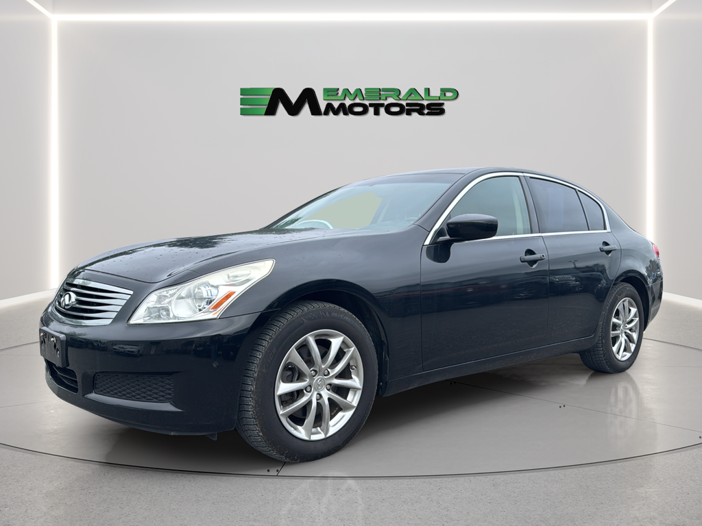 Black Obsidian 2009 INFINITI G37 x Sedan AWD Sedan All-Wheel Drive 7-Speed Automatic