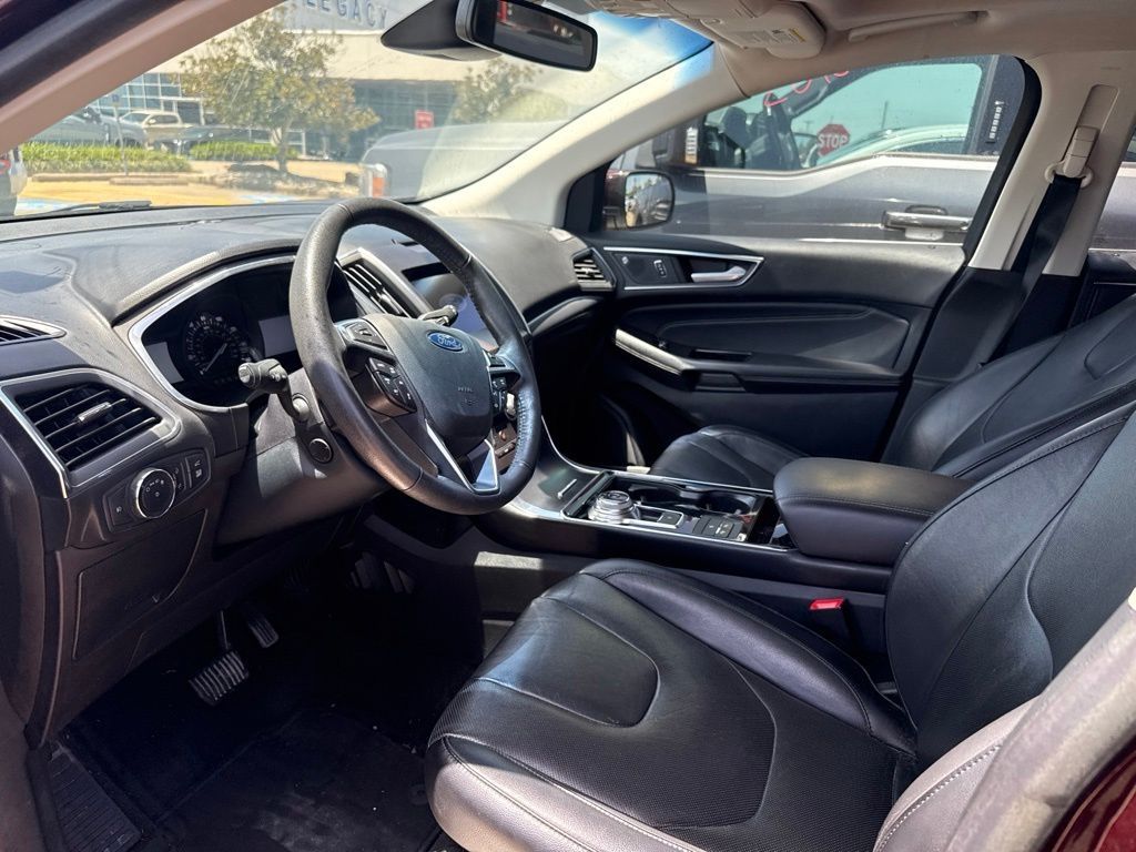 2019 Ford Edge Titanium Red at Bravo Nissan