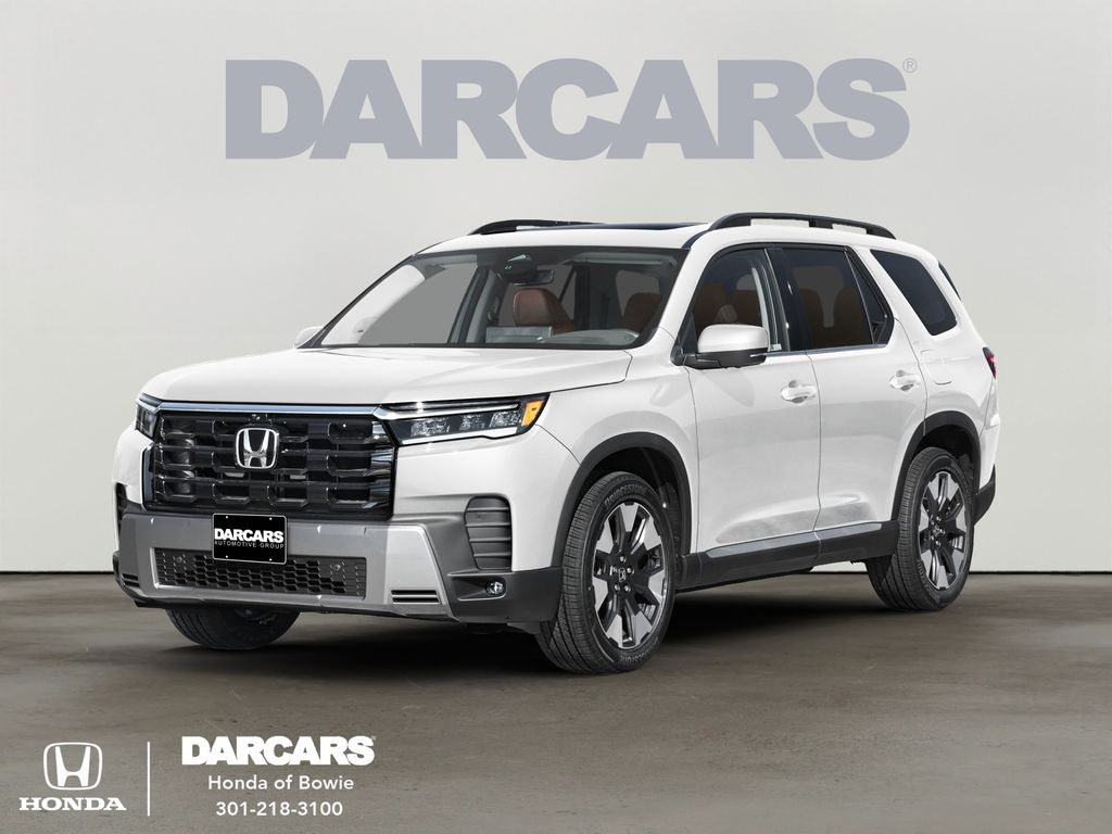 Platinum White 2026 Honda Pilot SUV / Crossover All-Wheel Drive Automatic