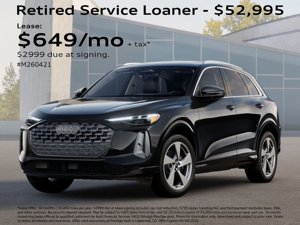 Mythos Black Metallic 2026 Audi Q5 SUV / Crossover All-Wheel Drive 7-Speed Automatic