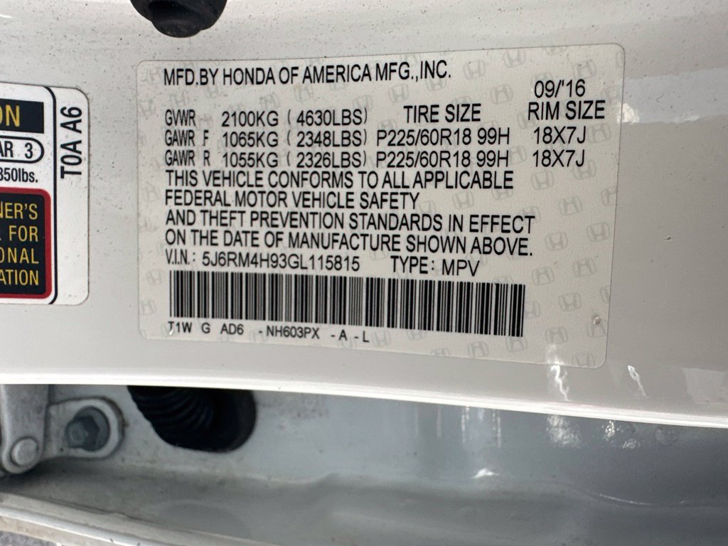 Used 2016 Honda CR-V SUV