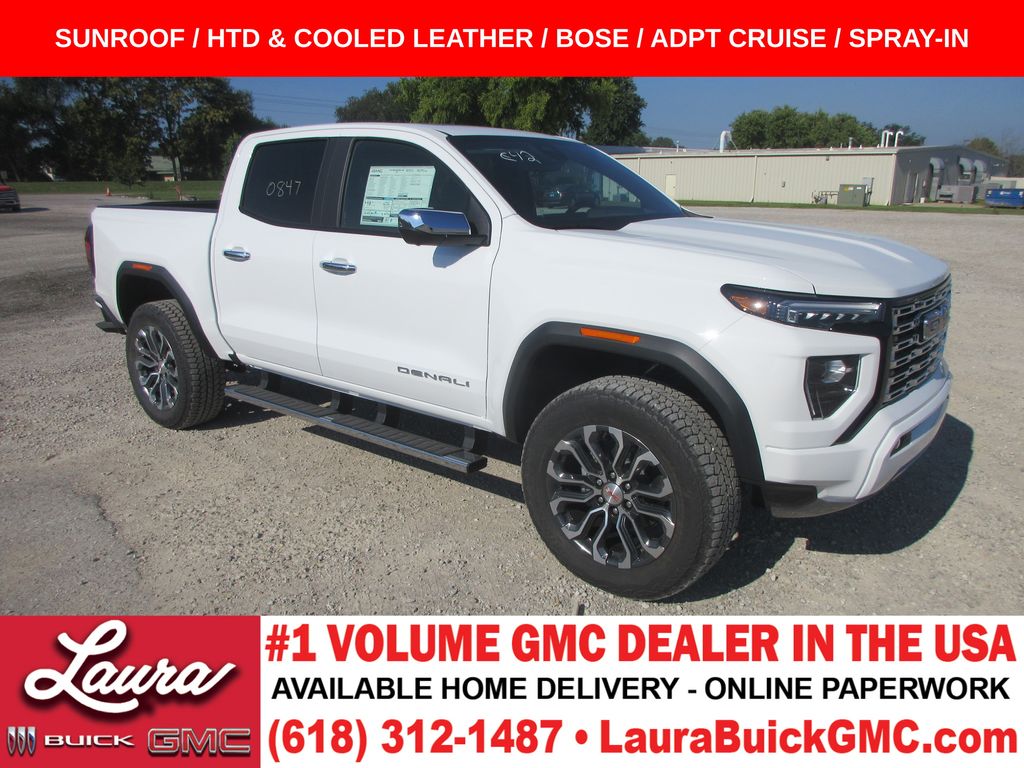 Summit White 2026 GMC Canyon Pickup Truck Four-Wheel Drive 8-Speed Automatic