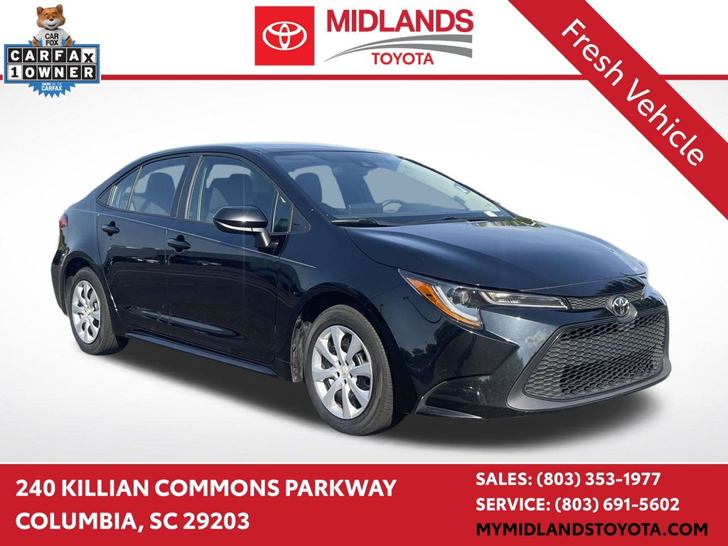 Black Sand Pearl 2022 Toyota Corolla Sedan Front-Wheel Drive Continuously Variable Transmission