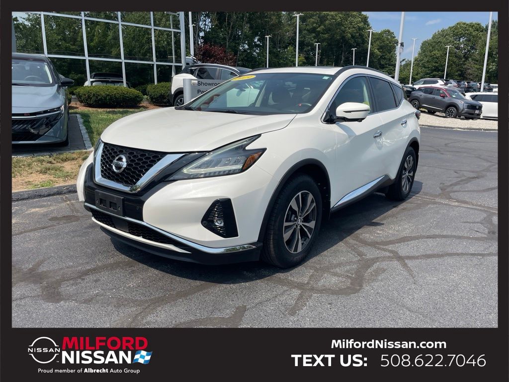 Pearl White Tricoat 2019 Nissan Murano SUV / Crossover All-Wheel Drive Continuously Variable Transmission
