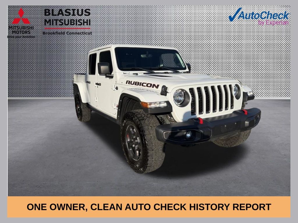 Bright White Clearcoat 2022 Jeep Gladiator Rubicon Crew Cab 4WD Pickup Truck Four-Wheel Drive 8-Speed Automatic