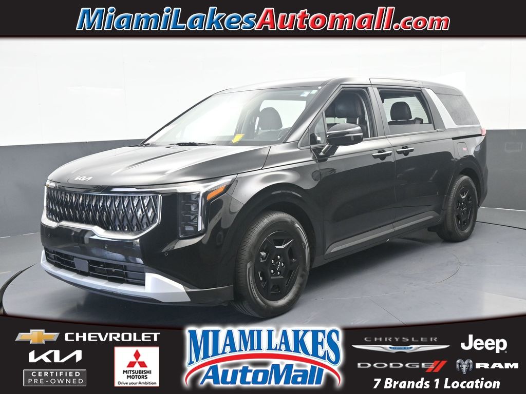 Aurora Black Pearl 2025 Kia Carnival LXS FWD Minivan Front-Wheel Drive 8-Speed Automatic