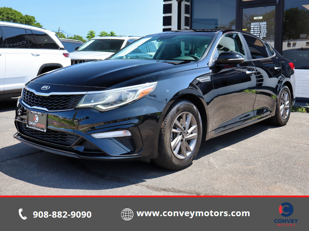 Ebony Black 2020 Kia Optima Sedan Front-Wheel Drive 6-Speed Automatic