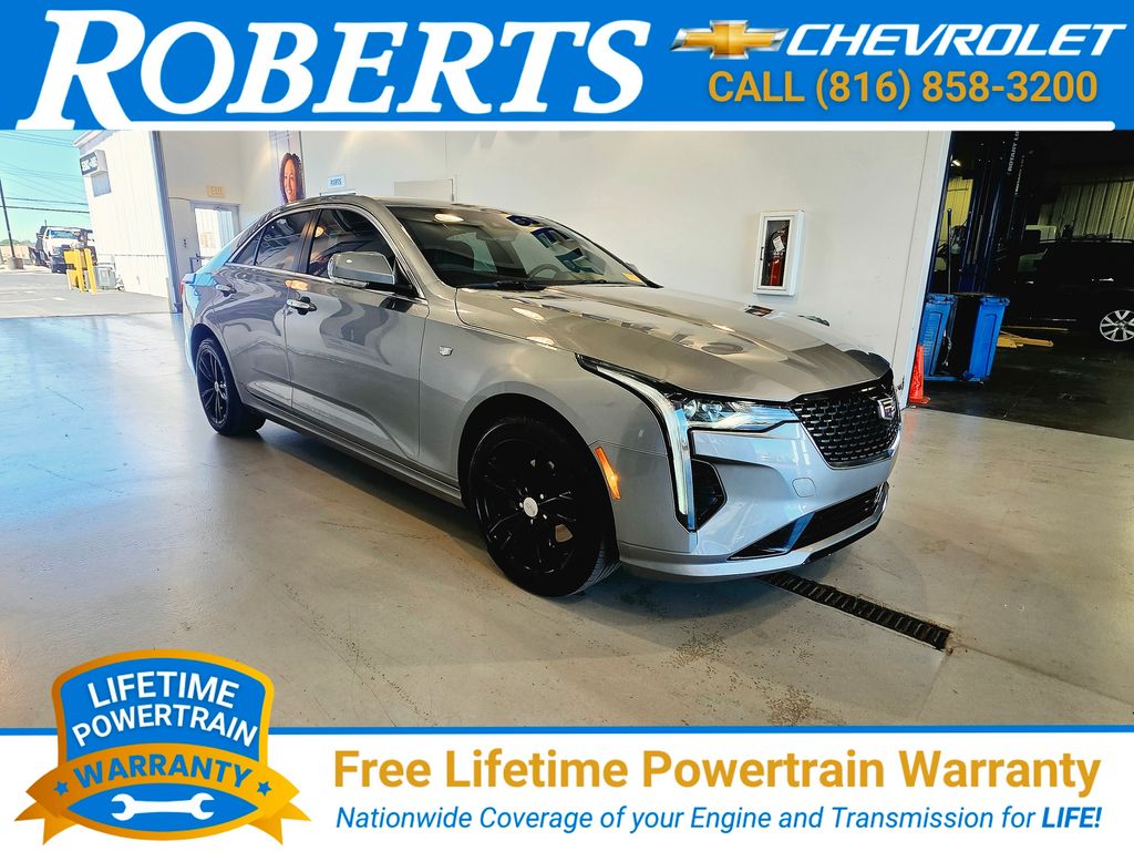 Argent Silver Metallic 2025 Cadillac CT4 Luxury AWD Sedan All-Wheel Drive 8-Speed Automatic