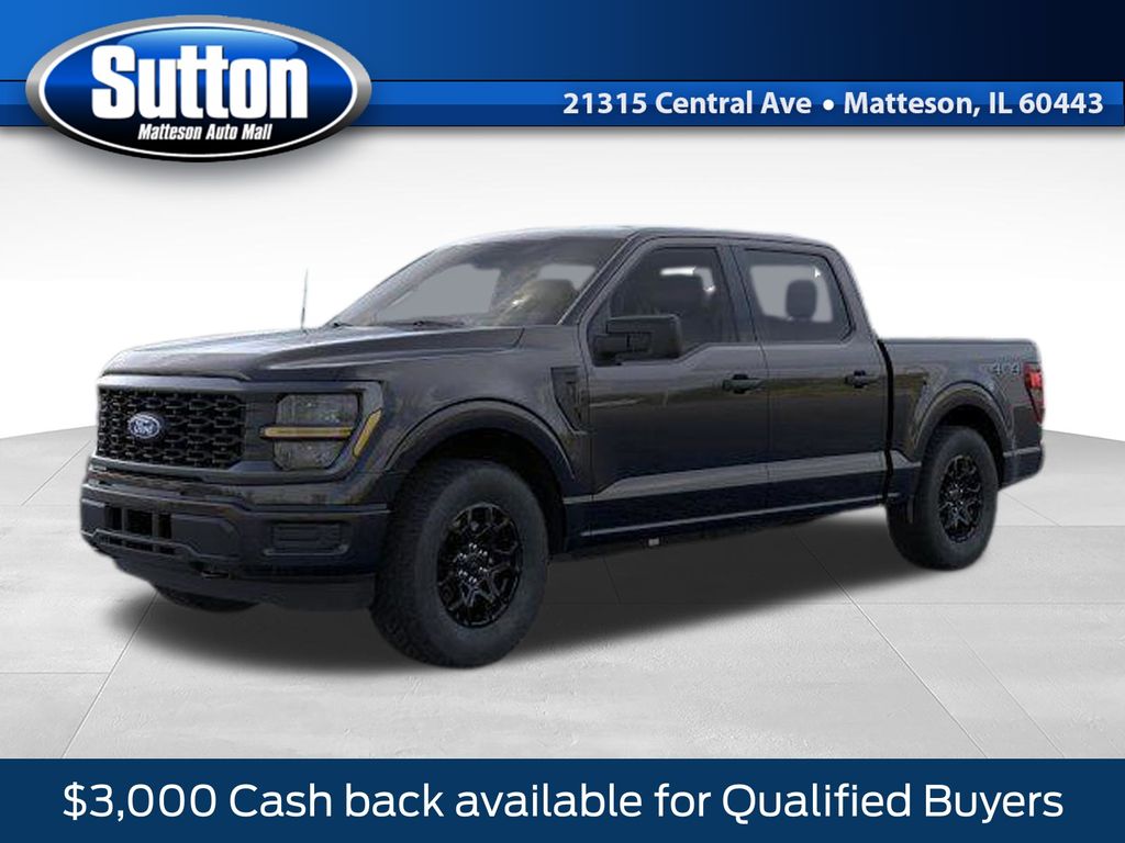 Black Metallic 2026 Ford F-150 Pickup Truck Four-Wheel Drive Automatic