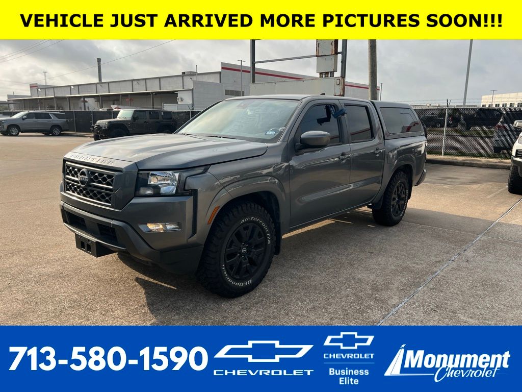 Gray (Gun Metallic) 2022 Nissan Frontier SV Crew Cab RWD Pickup Truck 4X2 9-Speed Automatic