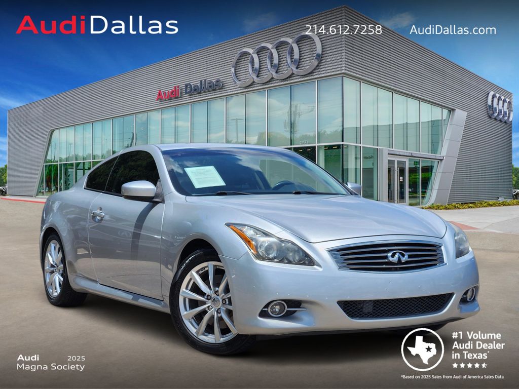 Gray (Liquid Platinum) 2011 INFINITI G37 Coupe Rear-Wheel Drive 7-Speed Automatic