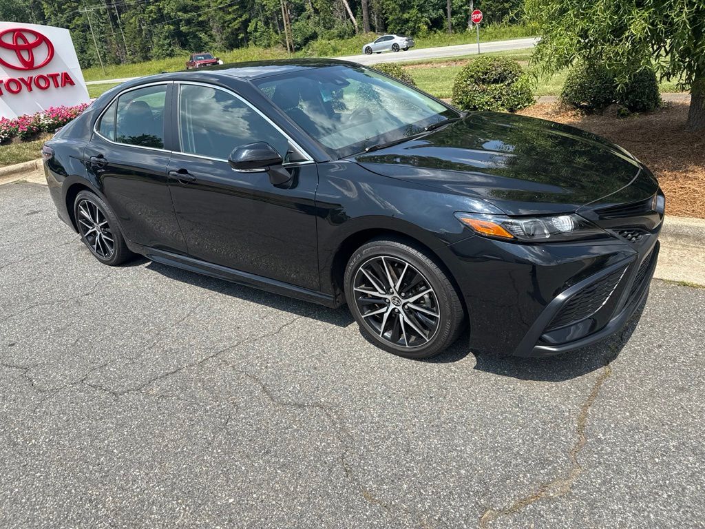 Used 2023 Black Toyota SE image 3