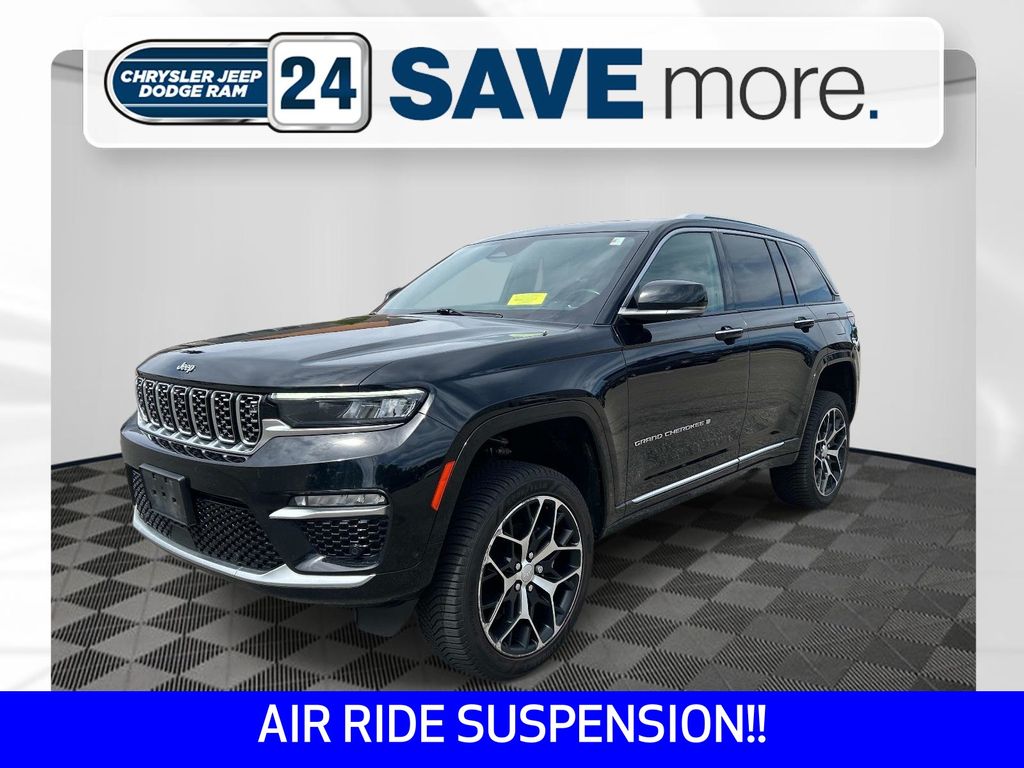 Diamond Black 2023 Jeep Grand Cherokee SUV / Crossover Four-Wheel Drive 8-Speed Automatic