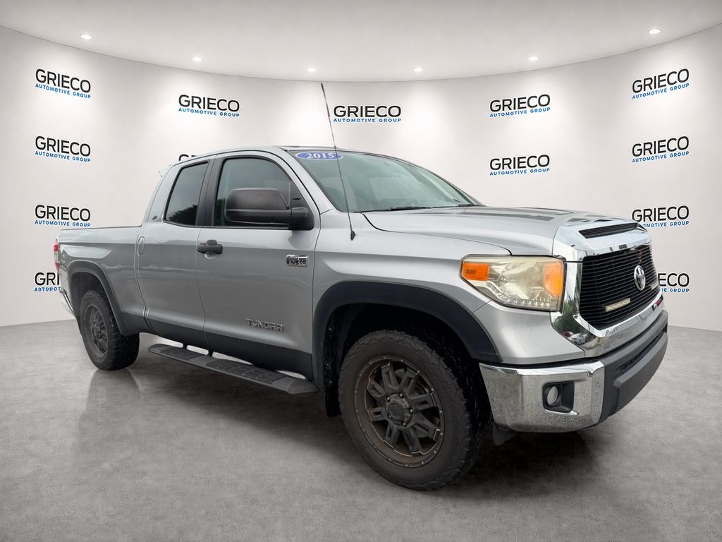 Silver Sky Metallic 2015 Toyota Tundra Pickup Truck 4X2 6-Speed Automatic Overdrive