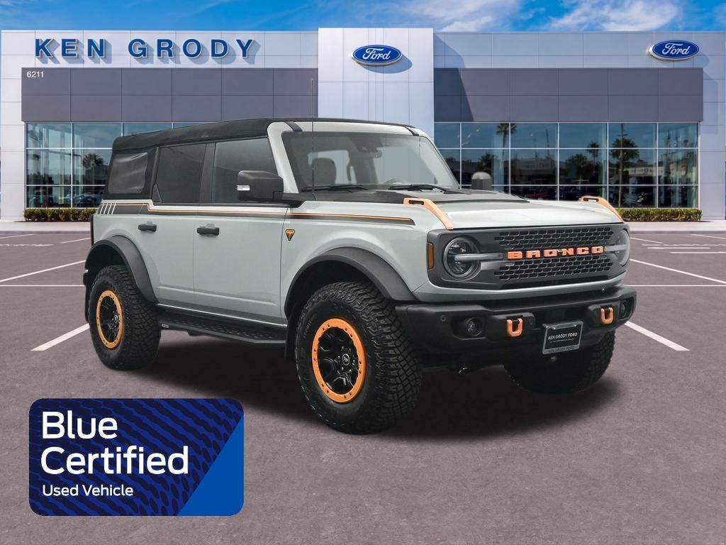 Cactus Gray 2023 Ford Bronco SUV / Crossover Four-Wheel Drive Automatic