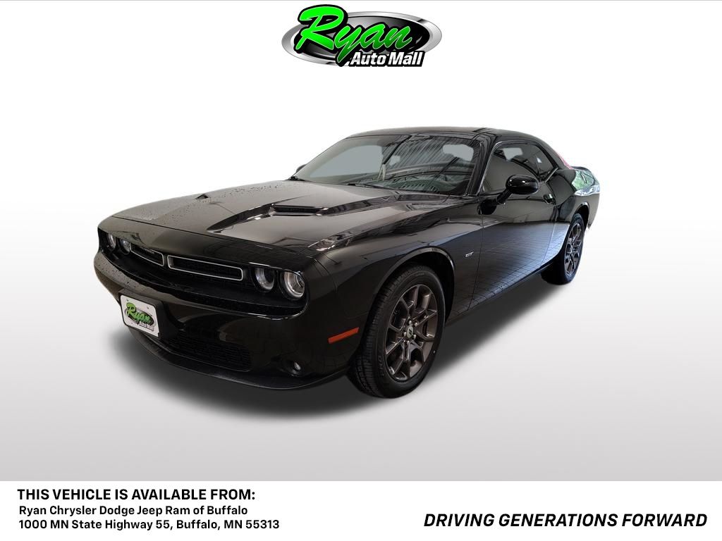 Pitch Black Clearcoat 2018 Dodge Challenger Coupe All-Wheel Drive 8-Speed Automatic