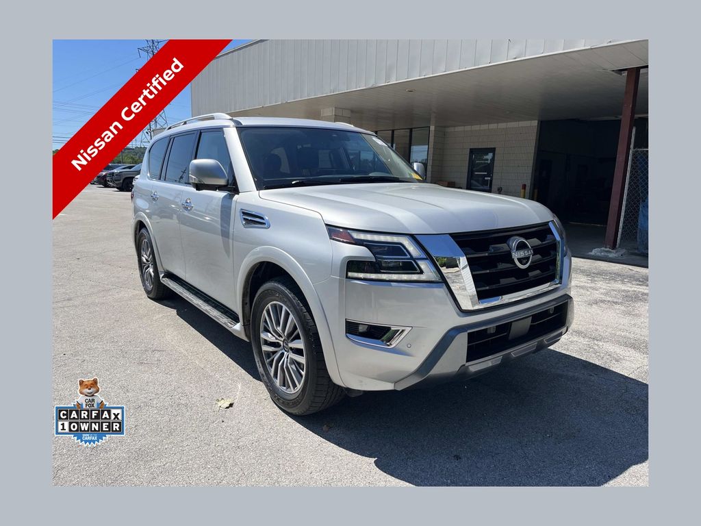 Brilliant Silver Metallic 2024 Nissan Armada SL RWD SUV / Crossover 4X2 7-Speed Automatic