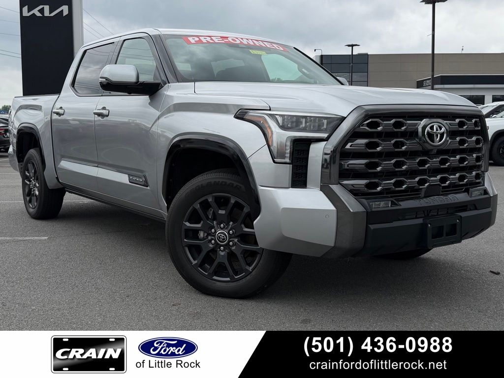 Celestial Silver Metallic 2023 Toyota Tundra Pickup Truck Four-Wheel Drive Automatic
