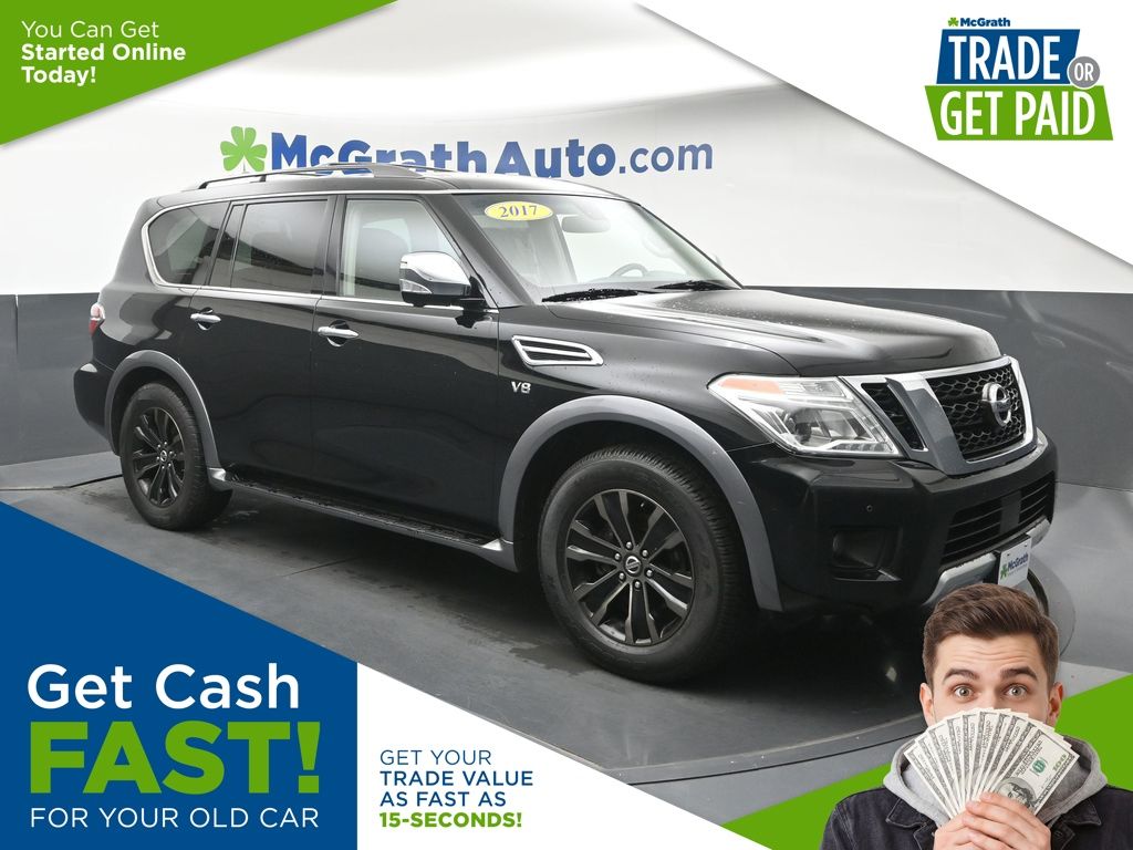 Super Black 2017 Nissan Armada SUV / Crossover Four-Wheel Drive 7-Speed Automatic