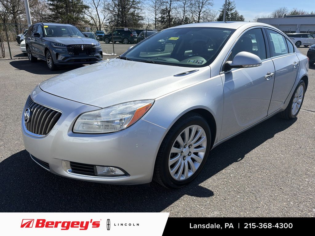 Quicksilver Metallic 2013 Buick Regal Sedan 6-Speed Automatic Overdrive