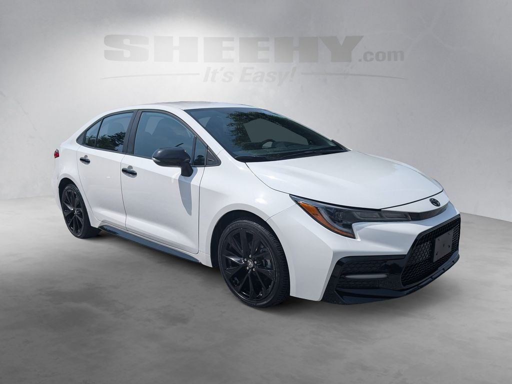 Used 2022 White Toyota SE Nightshade image 2