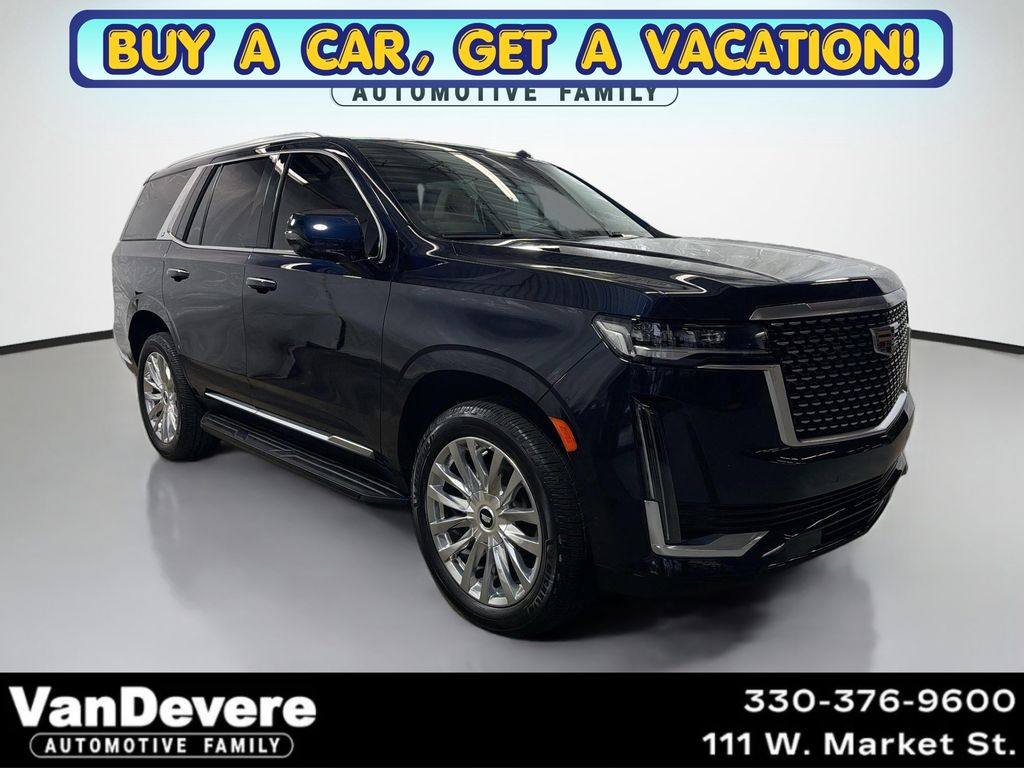 Dark Moon Blue Metallic 2023 Cadillac Escalade Premium Luxury 4WD SUV / Crossover Four-Wheel Drive Automatic
