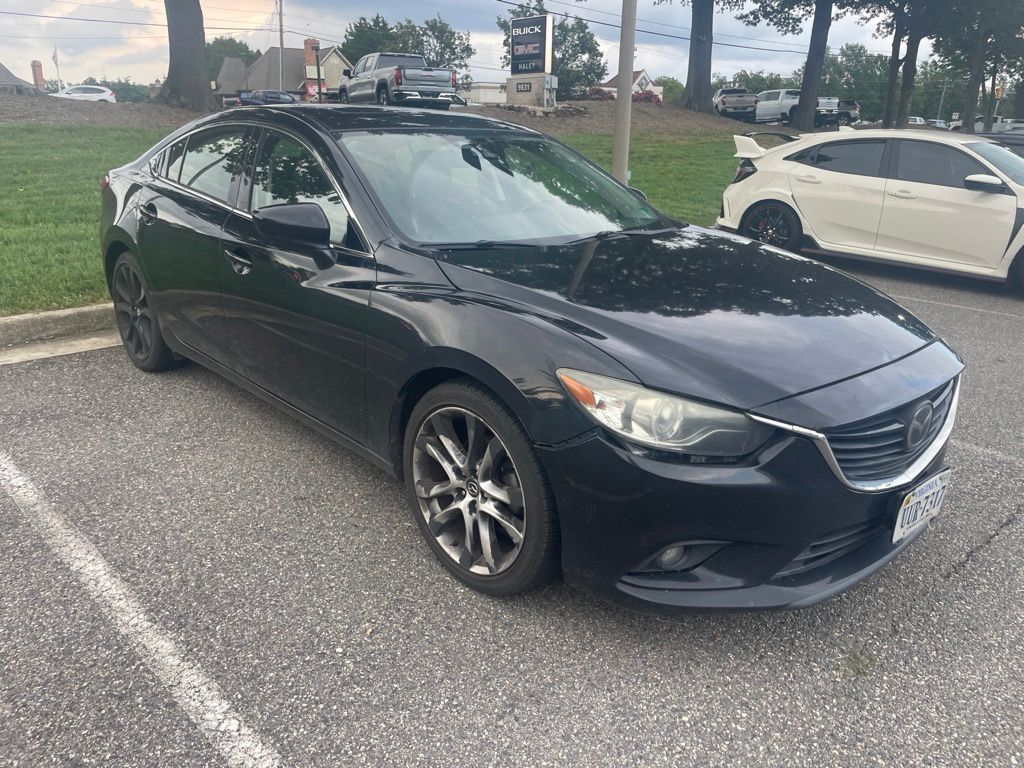 Jet Black Mica 2015 Mazda MAZDA6 Sedan Front-Wheel Drive 6-Speed Automatic