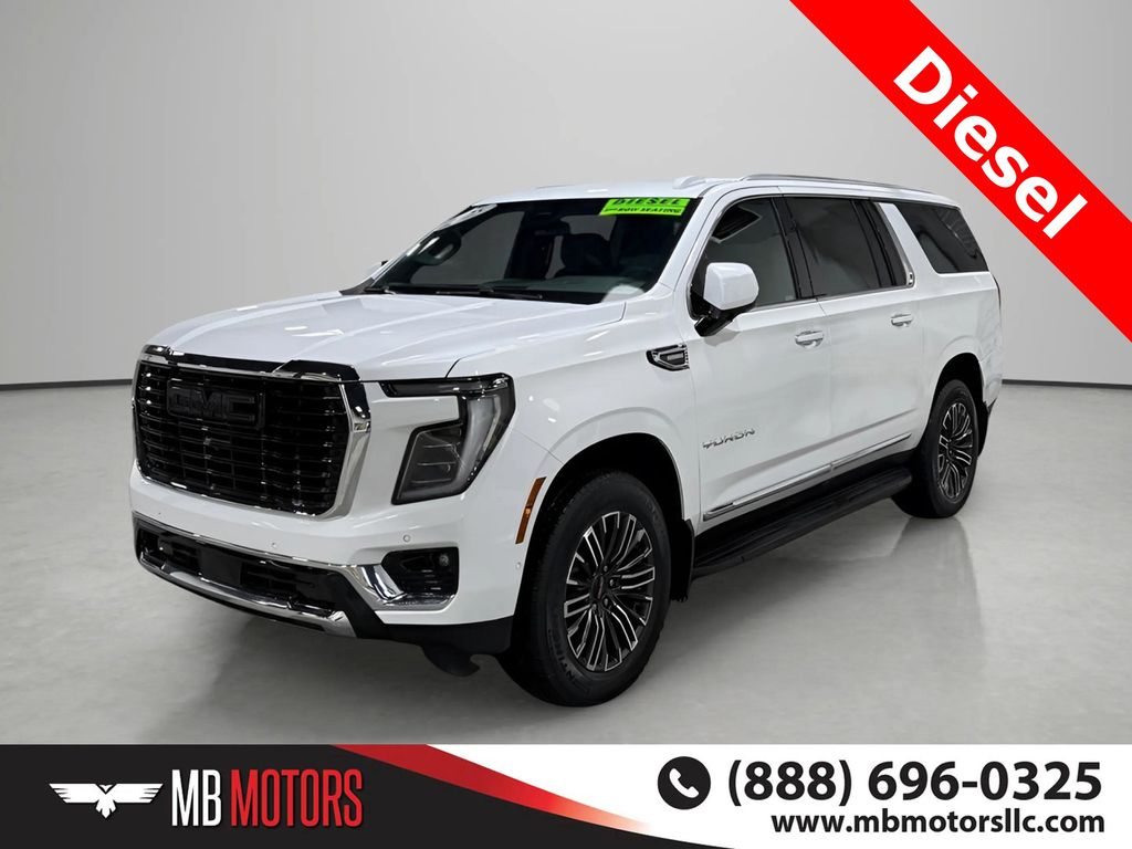 White 2025 GMC Yukon XL Elevation 4WD SUV / Crossover Four-Wheel Drive Automatic