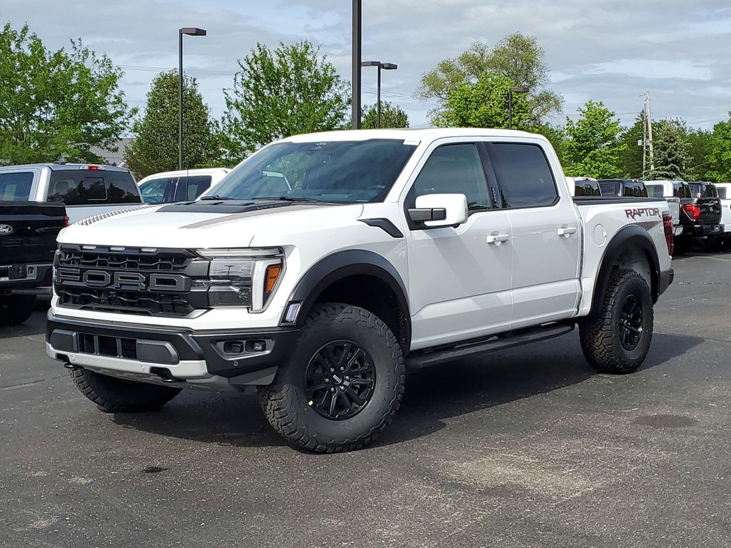 Oxford White 2026 Ford F-150 Raptor SuperCrew 4WD Pickup Truck Four-Wheel Drive Automatic