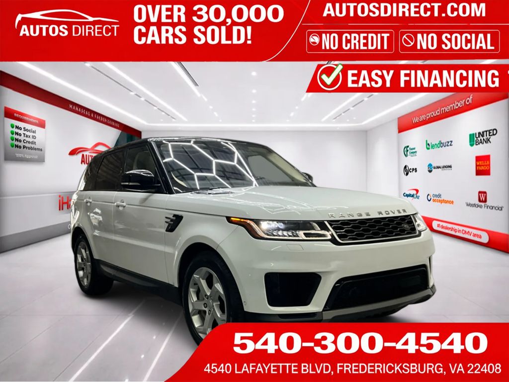 White 2019 Land Rover Range Rover Sport SUV / Crossover 8-Speed Automatic