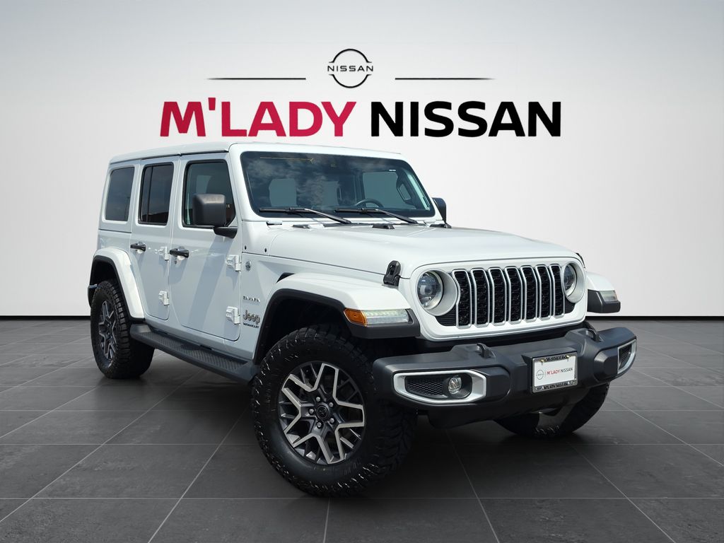 Bright White 2024 Jeep Wrangler SUV / Crossover Four-Wheel Drive 8-Speed Automatic