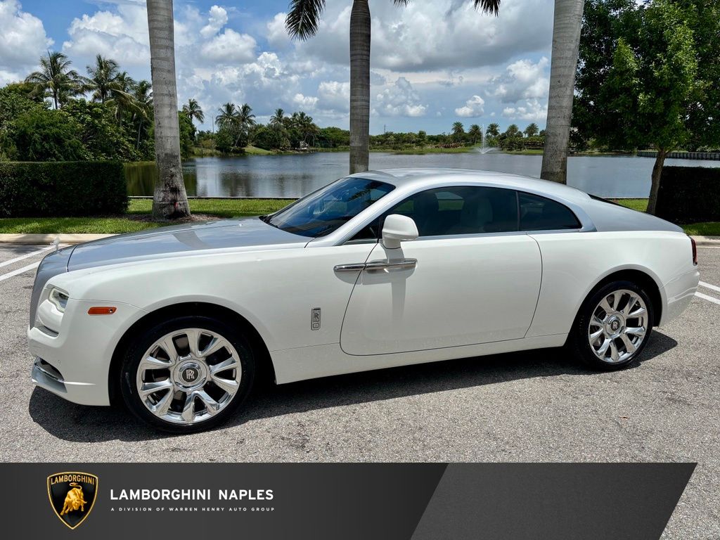 White 2020 Rolls-Royce Wraith Coupe Rear-Wheel Drive 8-Speed Automatic