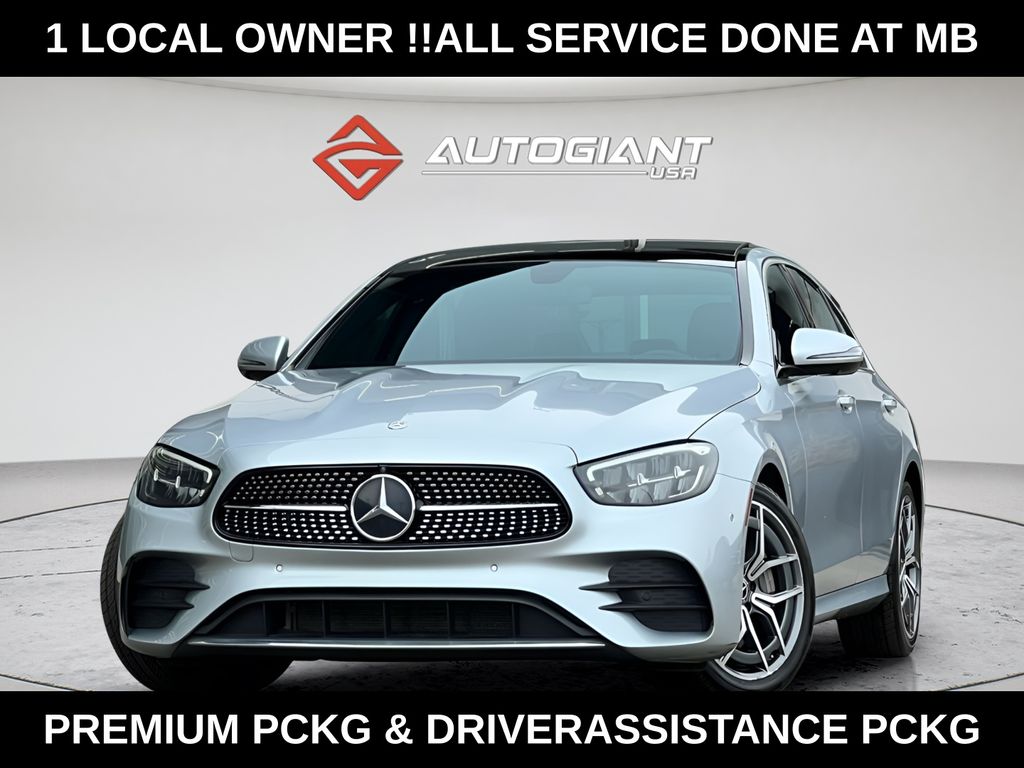 Silver 2021 Mercedes-Benz E-Class Sedan All-Wheel Drive 9-Speed Automatic