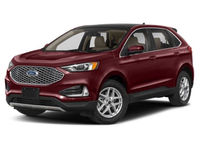 Blue Metallic 2024 Ford Edge SUV / Crossover All-Wheel Drive 8-Speed Automatic
