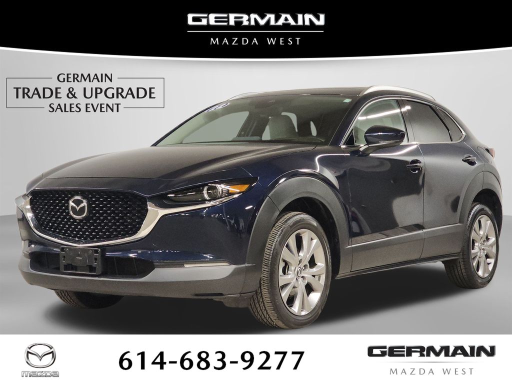 Deep Crystal Blue Mica 2022 Mazda CX-30 2.5 S Premium AWD SUV / Crossover All-Wheel Drive 6-Speed Automatic