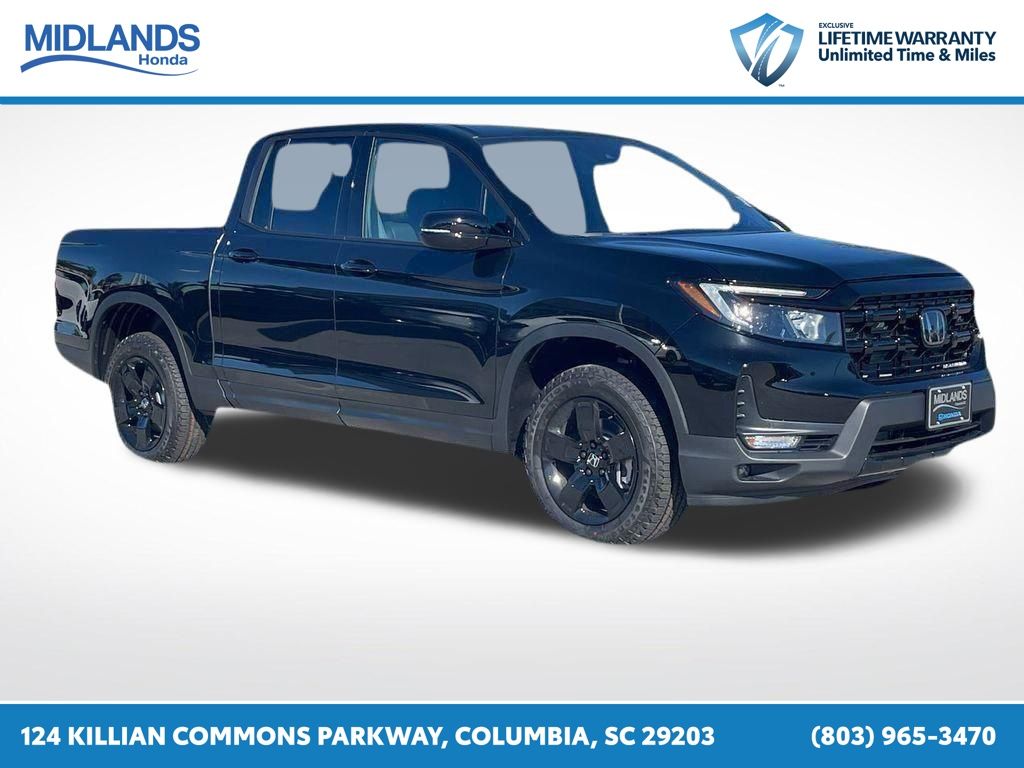 Black 2026 Honda Ridgeline Black Edition AWD Pickup Truck All-Wheel Drive 9-Speed Automatic