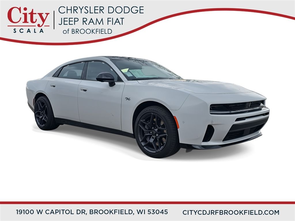 Bright White Clearcoat 2026 Dodge Charger R/T Sedan AWD Sedan All-Wheel Drive 8-Speed Automatic