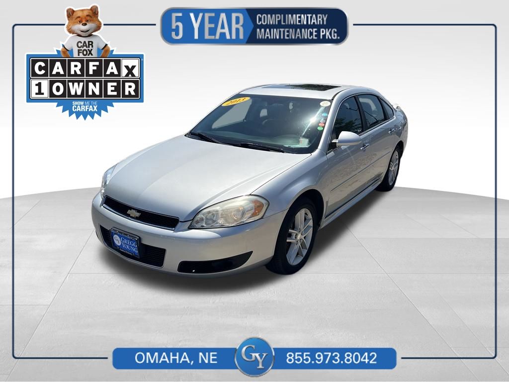 Silver Ice Metallic 2013 Chevrolet Impala Sedan Front-Wheel Drive 6-Speed Automatic Overdrive