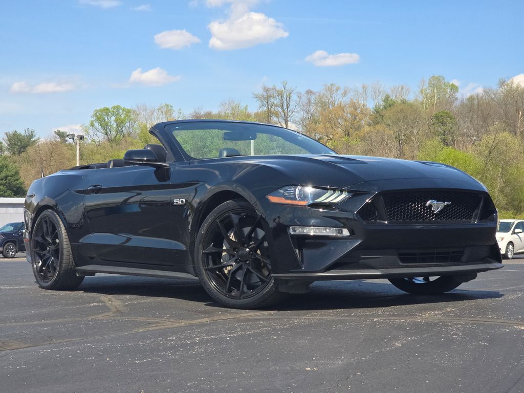 Shadow Black 2019 Ford Mustang GT Premium Convertible RWD Convertible Rear-Wheel Drive Automatic