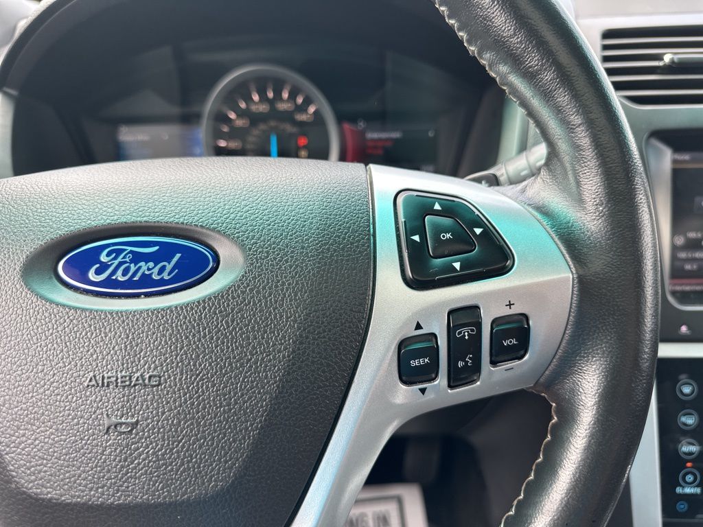 2014 White Platinum Clearcoat Metallic Ford Explorer Sport 4X4 SUV