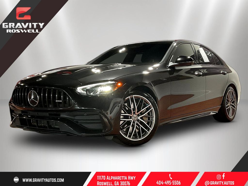 Graphite Gray Metallic 2023 Mercedes-Benz C-Class Convertible All-Wheel Drive 9-Speed Automatic