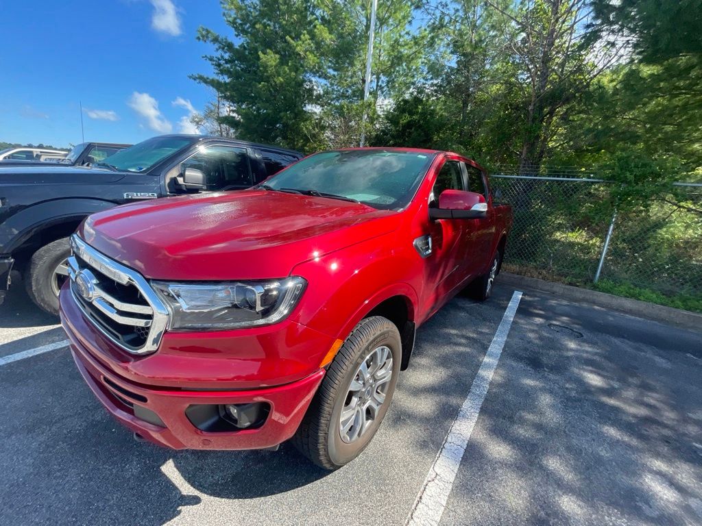 Red Metallic 2020 Ford Ranger Pickup Truck Four-Wheel Drive Automatic