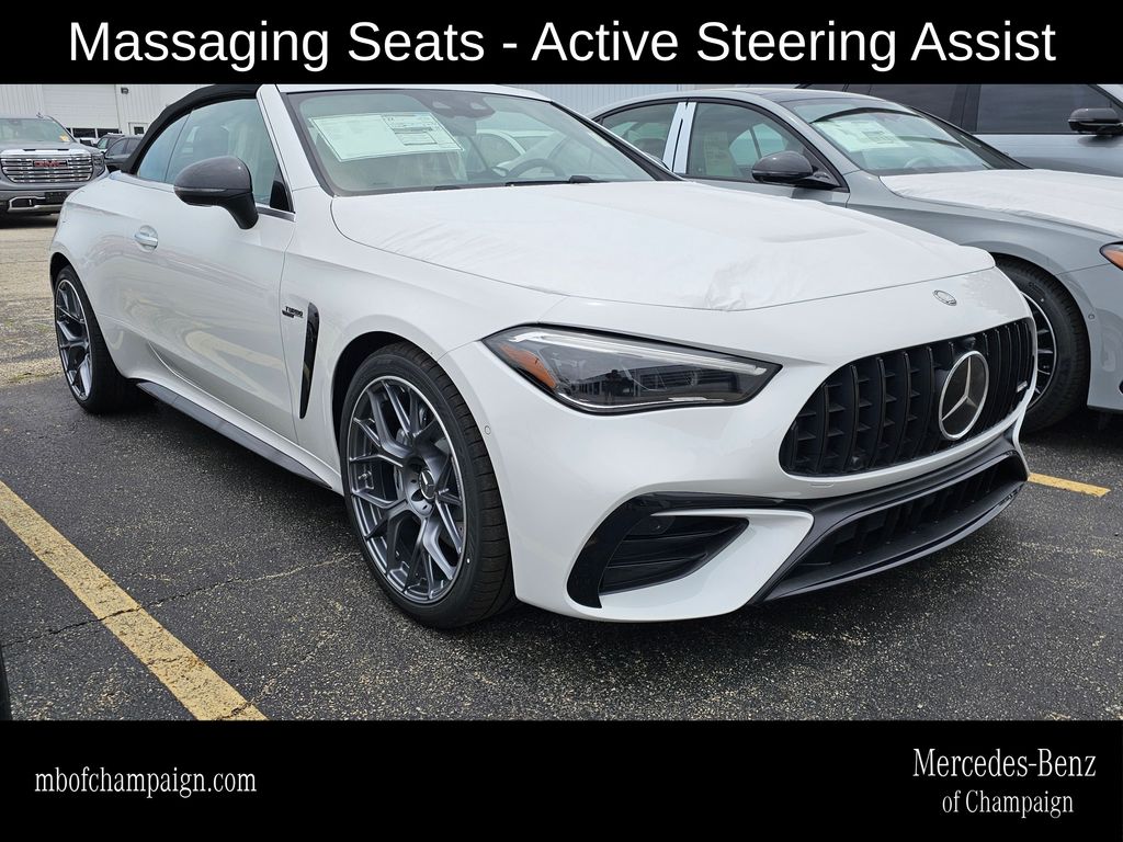 MANUFAKTUR Moonlight White Metallic 2026 Mercedes-Benz CLE AMG CLE 53 4MATIC Coupe All-Wheel Drive 9-Speed Automatic