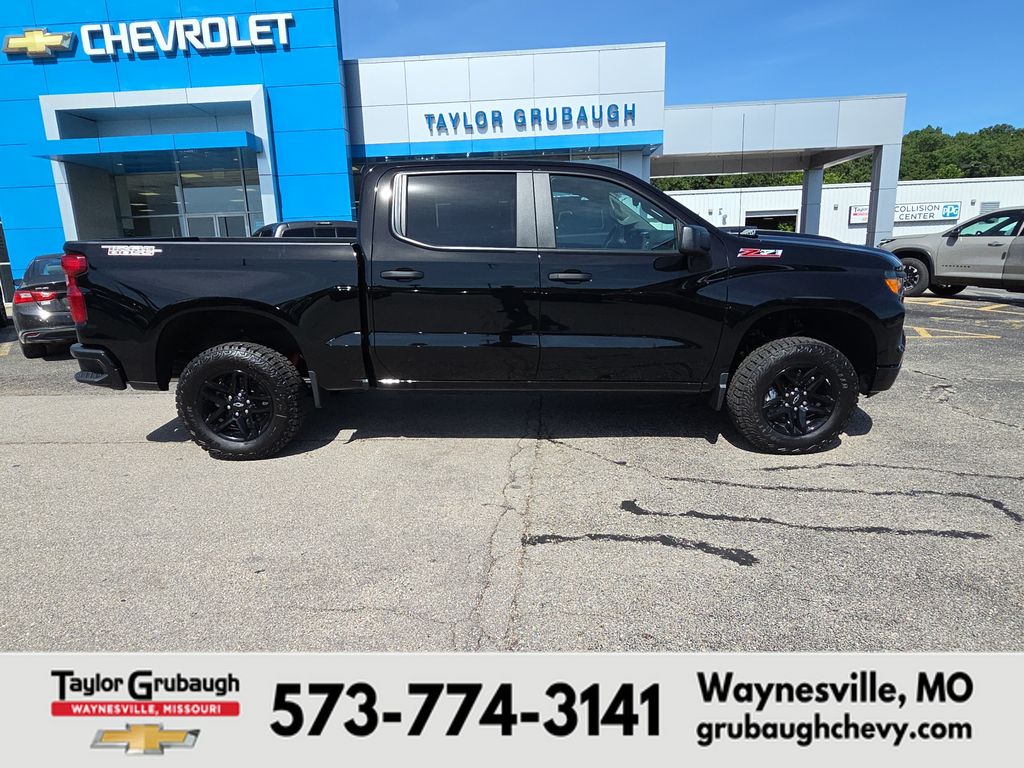 Black 2026 Chevrolet Silverado 1500 Pickup Truck Four-Wheel Drive Automatic