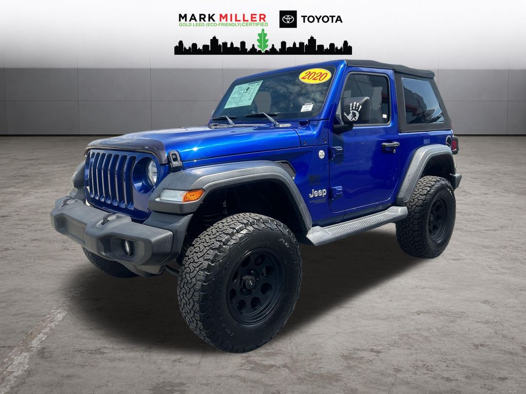 Ocean Blue Metallic Clearcoat 2020 Jeep Wrangler SUV / Crossover Four-Wheel Drive Automatic