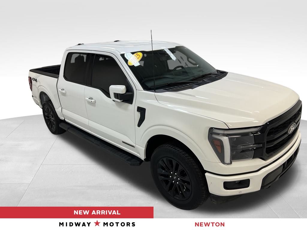 White Metallic 2025 Ford F-150 Pickup Truck Four-Wheel Drive Automatic