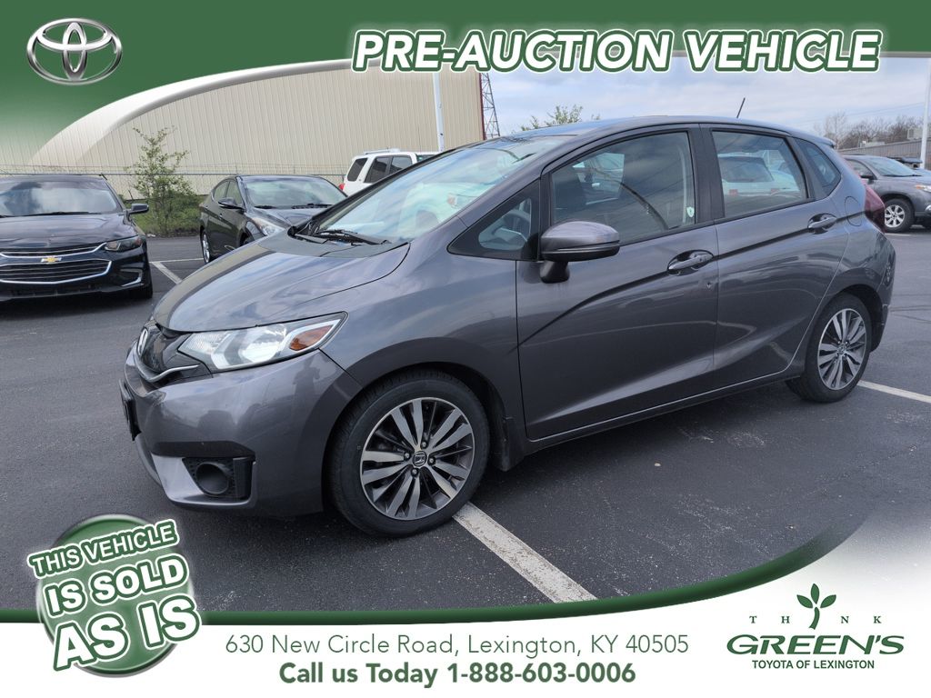 Gray 2015 Honda Fit EX Hatchback Front-Wheel Drive Continuously Variable Transmission