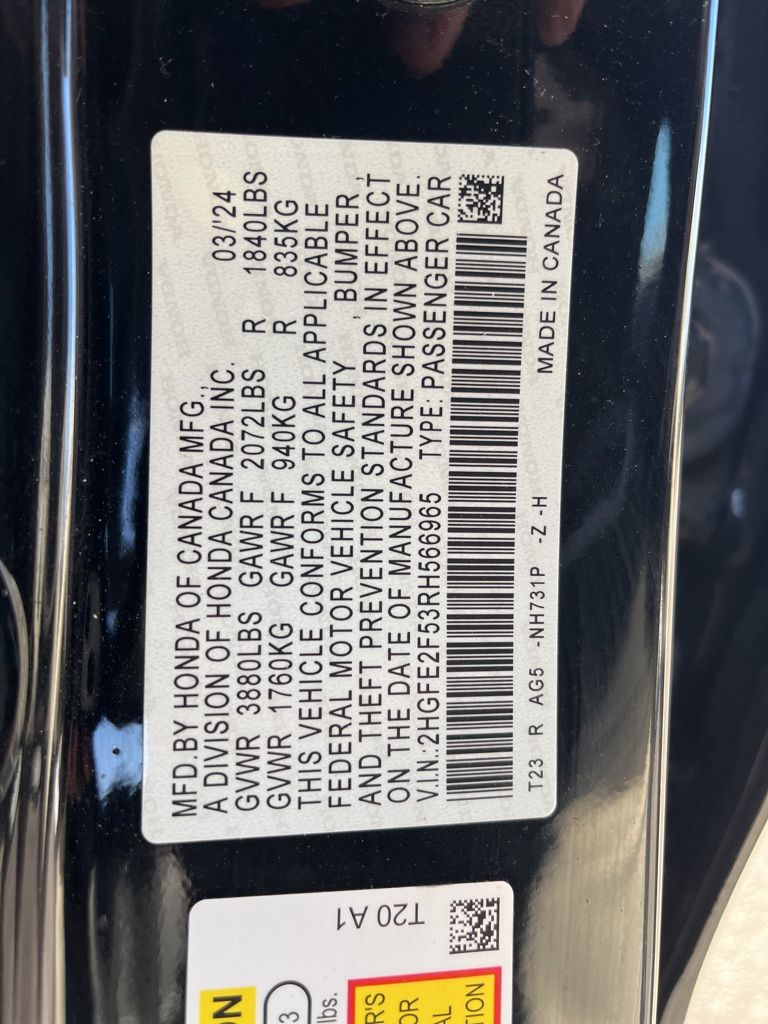 Thumbnail: 2024 Honda Civic - 11