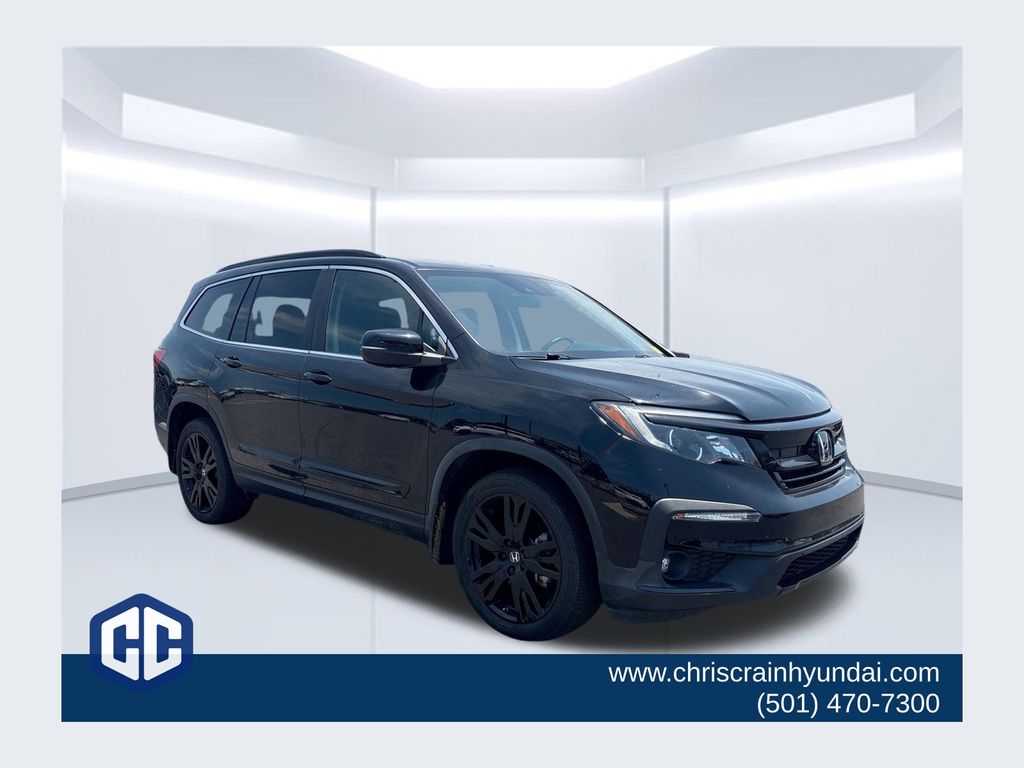 Crystal Black Pearl 2022 Honda Pilot SUV / Crossover Front-Wheel Drive 9-Speed Automatic